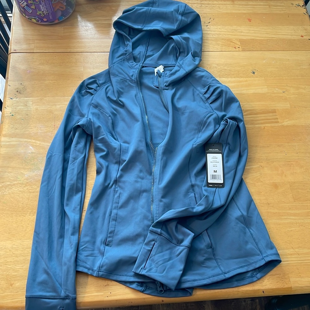 NWT hooded zip up